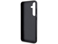 DKNY Leather Checkered Mono Pattern & Printed Stripes case for Samsung Galaxy S24+ - black
