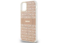 DKNY IML Mono & Stripe MagSafe case for iPhone 11 / Xr - pink DKNY IML Mono & Stripe MagSafe case for iPhone 11 / Xr - pink