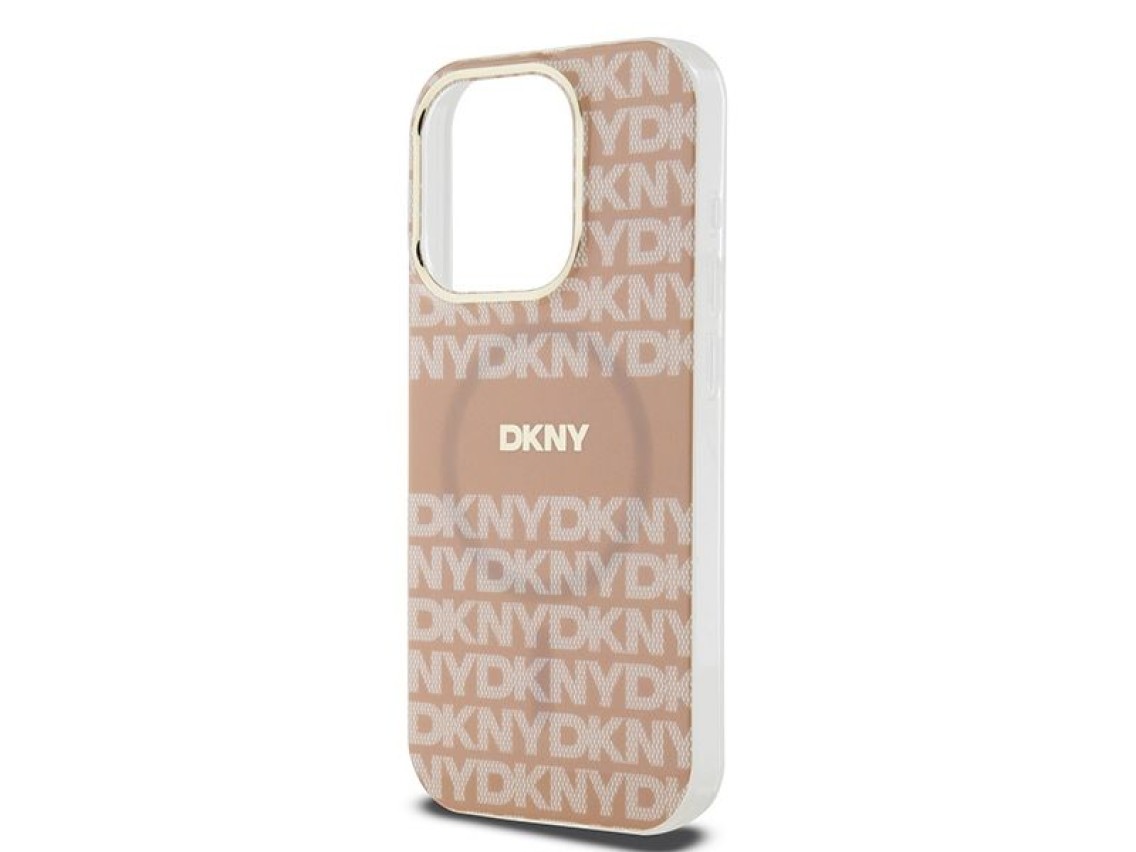 DKNY IML Mono & Stripe MagSafe case for iPhone 13 Pro / 13 - pink