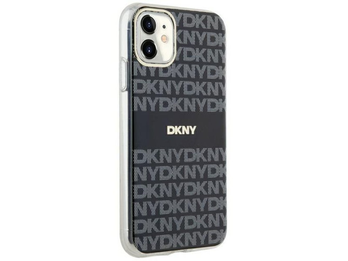 DKNY IML Mono & Stripe MagSafe case for iPhone 11 / Xr - black