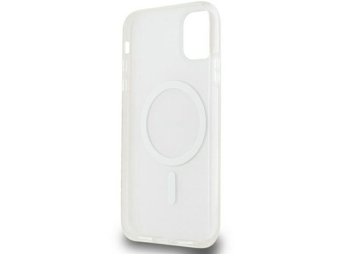 DKNY IML Mono & Stripe MagSafe case for iPhone 11 / Xr - pink