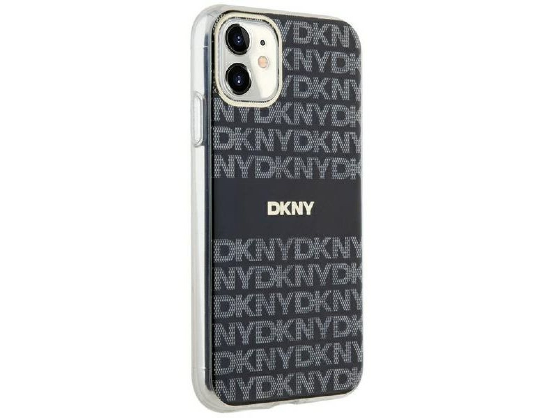 DKNY IML Mono & Stripe MagSafe case for iPhone 11 / Xr - black