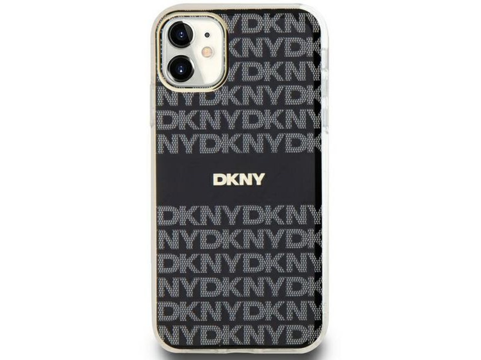 DKNY IML Mono & Stripe MagSafe case for iPhone 11 / Xr - black