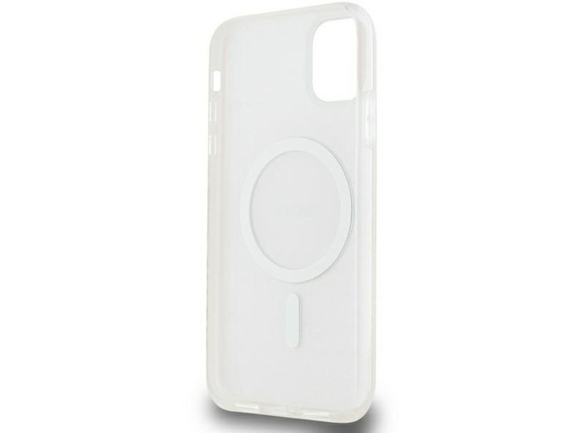 Capa DKNY IML Mono & Stripe MagSafe para iPhone 11 / Xr - rosa