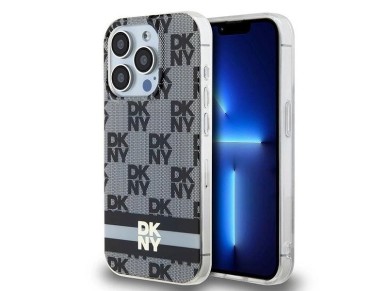 DKNY IML Checkered Mono Pattern & Printed Stripes MagSafe Case for iPhone 13 Pro / 13 - Black DKNY IML Checkered Mono Pattern & Printed Stripes MagSafe Case for iPhone 13 Pro / 13 - Black