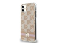 DKNY IML Checkered Mono Pattern & Printed Stripes MagSafe case for iPhone 11 / Xr - pink DKNY IML Checkered Mono Pattern & Printed Stripes MagSafe case for iPhone 11 / Xr - pink