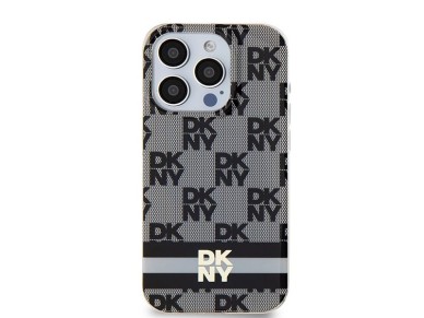DKNY IML Checkered Mono Pattern & Printed Stripes MagSafe Case for iPhone 13 Pro / 13 - Black DKNY IML Checkered Mono Pattern & Printed Stripes MagSafe Case for iPhone 13 Pro / 13 - Black