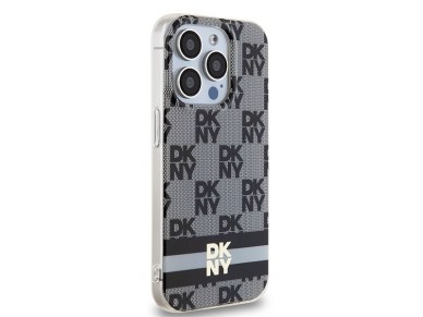 DKNY IML Checkered Mono Pattern & Printed Stripes MagSafe Case for iPhone 13 Pro / 13 - Black DKNY IML Checkered Mono Pattern & Printed Stripes MagSafe Case for iPhone 13 Pro / 13 - Black