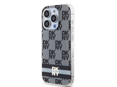 DKNY IML Checkered Mono Pattern & Printed Stripes MagSafe Case for iPhone 13 Pro / 13 - Black DKNY IML Checkered Mono Pattern & Printed Stripes MagSafe Case for iPhone 13 Pro / 13 - Black