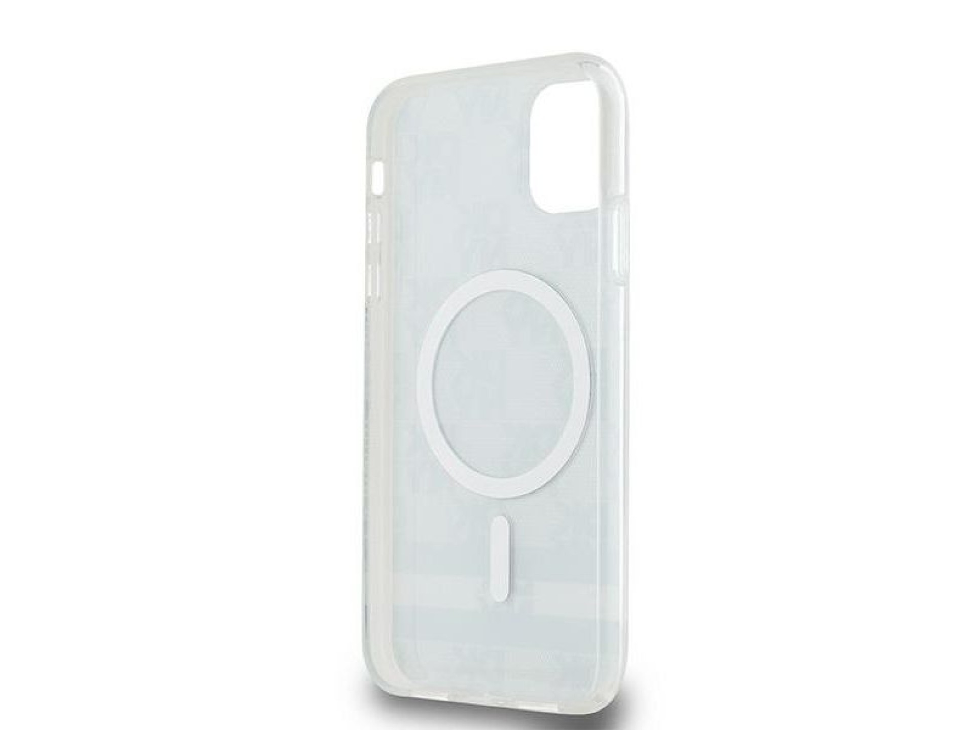 Funda MagSafe DKNY IML con estampado a cuadros monocromático y rayas estampadas para iPhone 11 / Xr
