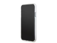 Capa MagSafe DKNY IML com estampa xadrez monocromática e listras para iPhone 11/Xr - bege Capa MagSafe DKNY IML com estampa xadrez monocromática e listras para iPhone 11/Xr - bege