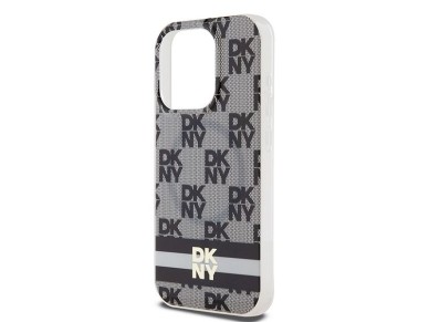 DKNY IML Checkered Mono Pattern & Printed Stripes MagSafe Case for iPhone 13 Pro / 13 - Black DKNY IML Checkered Mono Pattern & Printed Stripes MagSafe Case for iPhone 13 Pro / 13 - Black