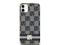 DKNY IML Checkered Mono Pattern & Printed Stripes MagSafe Case for iPhone 11 / Xr - Black DKNY IML Checkered Mono Pattern & Printed Stripes MagSafe Case for iPhone 11 / Xr - Black