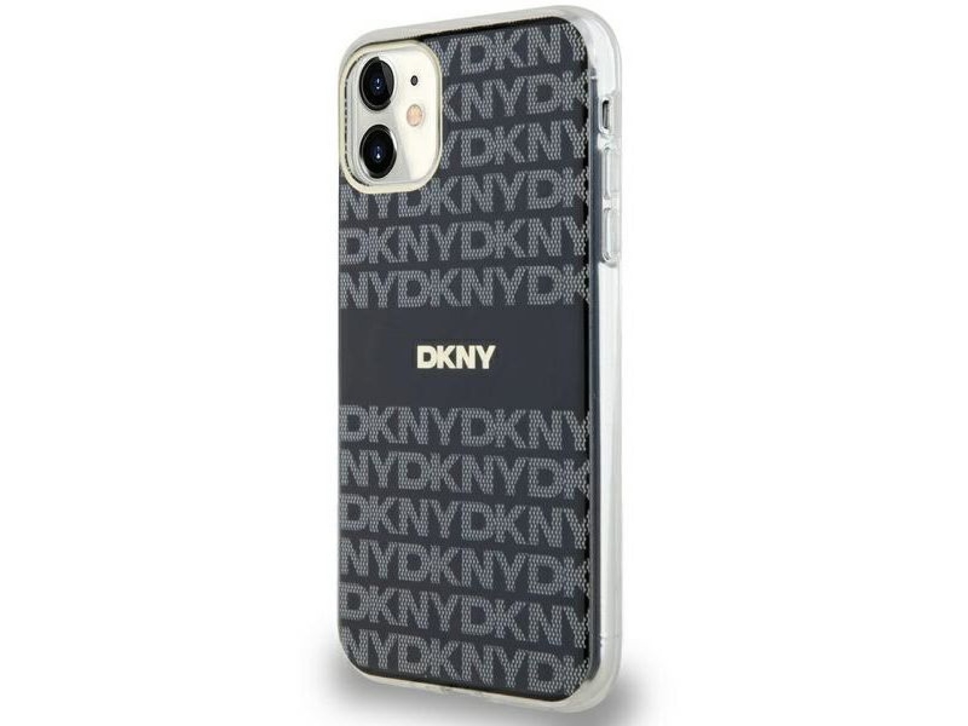 DKNY IML Mono & Stripe MagSafe case for iPhone 11 / Xr - black