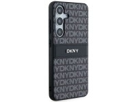 DKNY Leather Mono Stripe & Metal Logo case for Samsung Galaxy S24+ - black DKNY Leather Mono Stripe & Metal Logo case for Samsung Galaxy S24+ - black