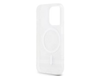 Capa MagSafe DKNY IML com estampa xadrez monocromática e listras para iPhone 13 Pro Max - bege Capa MagSafe DKNY IML com estampa xadrez monocromática e listras para iPhone 13 Pro Max - bege