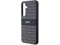 DKNY Leather Mono Stripe & Metal Logo case for Samsung Galaxy S24 - black DKNY Leather Mono Stripe & Metal Logo case for Samsung Galaxy S24 - black