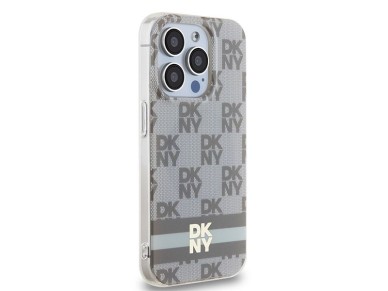 DKNY IML Checkered Mono Pattern & Printed Stripes MagSafe case for iPhone 13 Pro Max - beige DKNY IML Checkered Mono Pattern & Printed Stripes MagSafe case for iPhone 13 Pro Max - beige