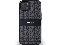 DKNY Leather Mono Stripe & Metal Logo Case for iPhone 15 Plus / 14 Plus - Black DKNY Leather Mono Stripe & Metal Logo Case for iPhone 15 Plus / 14 Plus - Black