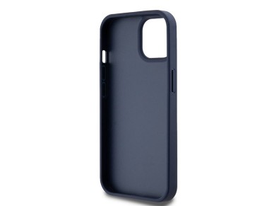 DKNY Leather Mono Stripe & Metal Logo case for iPhone 15 / 14 / 13 - blue DKNY Leather Mono Stripe & Metal Logo case for iPhone 15 / 14 / 13 - blue