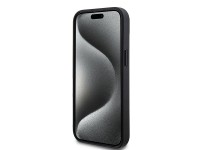 DKNY Leather Checkered Mono Pattern & Printed Stripes Case for iPhone 15 Plus / 14 Plus - Black DKNY Leather Checkered Mono Pattern & Printed Stripes Case for iPhone 15 Plus / 14 Plus - Black