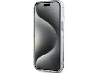 Capa DKNY IML com estampa xadrez monocromática para iPhone 15 Plus / 14 Plus - preta Capa DKNY IML com estampa xadrez monocromática para iPhone 15 Plus / 14 Plus - preta