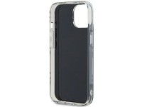 Capa DKNY IML com estampa xadrez monocromática para iPhone 15 Plus / 14 Plus - preta Capa DKNY IML com estampa xadrez monocromática para iPhone 15 Plus / 14 Plus - preta