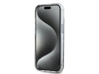 Capa DKNY IML com estampa xadrez monocromática para iPhone 15/14/13 - preta Capa DKNY IML com estampa xadrez monocromática para iPhone 15/14/13 - preta