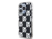 Capa DKNY IML com estampa xadrez monocromática para iPhone 15 Pro Max - preta Capa DKNY IML com estampa xadrez monocromática para iPhone 15 Pro Max - preta