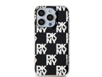 Capa DKNY IML com estampa xadrez monocromática para iPhone 15 Pro Max - preta Capa DKNY IML com estampa xadrez monocromática para iPhone 15 Pro Max - preta
