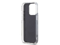 Capa DKNY IML com estampa xadrez monocromática para iPhone 15 Pro Max - preta Capa DKNY IML com estampa xadrez monocromática para iPhone 15 Pro Max - preta