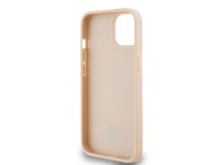 DKNY Leather Mono Stripe & Metal Logo case for iPhone 15 / 14 / 13 - pink DKNY Leather Mono Stripe & Metal Logo case for iPhone 15 / 14 / 13 - pink