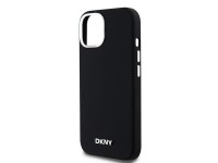 DKNY Liquid Silicone Small Metal Logo MagSafe Case for iPhone 15 Plus / 14 Plus - Black DKNY Liquid Silicone Small Metal Logo MagSafe Case for iPhone 15 Plus / 14 Plus - Black