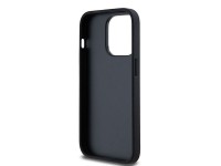 Funda para iPhone 14 Pro de DKNY en piel con estampado a cuadros monocromático y rayas estampadas - Funda para iPhone 14 Pro de DKNY en piel con estampado a cuadros monocromático y rayas estampadas -