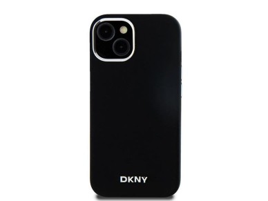 DKNY Liquid Silicone Small Metal Logo MagSafe Case for iPhone 15 Plus / 14 Plus - Black DKNY Liquid Silicone Small Metal Logo MagSafe Case for iPhone 15 Plus / 14 Plus - Black