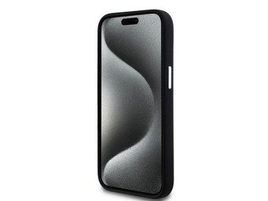 DKNY Liquid Silicone Small Metal Logo MagSafe Case for iPhone 15 Plus / 14 Plus - Black DKNY Liquid Silicone Small Metal Logo MagSafe Case for iPhone 15 Plus / 14 Plus - Black