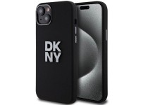 DKNY Liquid Silicone Metal Logo case for iPhone 15 Plus / 14 Plus - black DKNY Liquid Silicone Metal Logo case for iPhone 15 Plus / 14 Plus - black