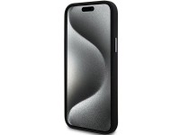 DKNY Liquid Silicone Metal Logo iPhone 15/14/13 Case - Black