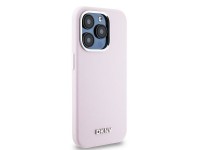 DKNY Liquid Silicone Small Metal Logo MagSafe case for iPhone 14 Pro - pink DKNY Liquid Silicone Small Metal Logo MagSafe case for iPhone 14 Pro - pink