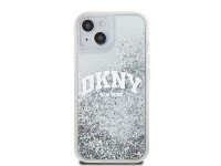 Funda DKNY Liquid Glitter con logo grande para iPhone 15 / 14 / 13 - blanca Funda DKNY Liquid Glitter con logo grande para iPhone 15 / 14 / 13 - blanca