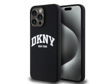 Capa DKNY de silicone líquido com logotipo impresso em branco e MagSafe para iPhone 13 Pro Max - Pre Capa DKNY de silicone líquido com logotipo impresso em branco e MagSafe para iPhone 13 Pro Max - Pre