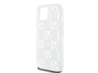 DKNY Liquid Glitter Multilogo case for iPhone 15 / 14 / 13 - white DKNY Liquid Glitter Multilogo case for iPhone 15 / 14 / 13 - white