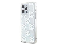 Capa DKNY Liquid Glitter Multilogo para iPhone 15 Pro Max - branca Capa DKNY Liquid Glitter Multilogo para iPhone 15 Pro Max - branca