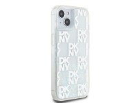 DKNY Liquid Glitter Multilogo case for iPhone 15 / 14 / 13 - white DKNY Liquid Glitter Multilogo case for iPhone 15 / 14 / 13 - white