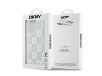 Capa DKNY Liquid Glitter Multilogo para iPhone 15 Pro Max - branca Capa DKNY Liquid Glitter Multilogo para iPhone 15 Pro Max - branca