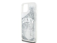 Funda DKNY Liquid Glitter con logo grande para iPhone 15 / 14 / 13 - blanca Funda DKNY Liquid Glitter con logo grande para iPhone 15 / 14 / 13 - blanca