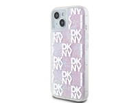 Funda DKNY Liquid Glitter Multilogo para iPhone 15 / 14 / 13 - rosa Funda DKNY Liquid Glitter Multilogo para iPhone 15 / 14 / 13 - rosa