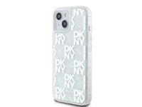 DKNY Liquid Glitter Multilogo case for iPhone 15 / 14 / 13 - white DKNY Liquid Glitter Multilogo case for iPhone 15 / 14 / 13 - white