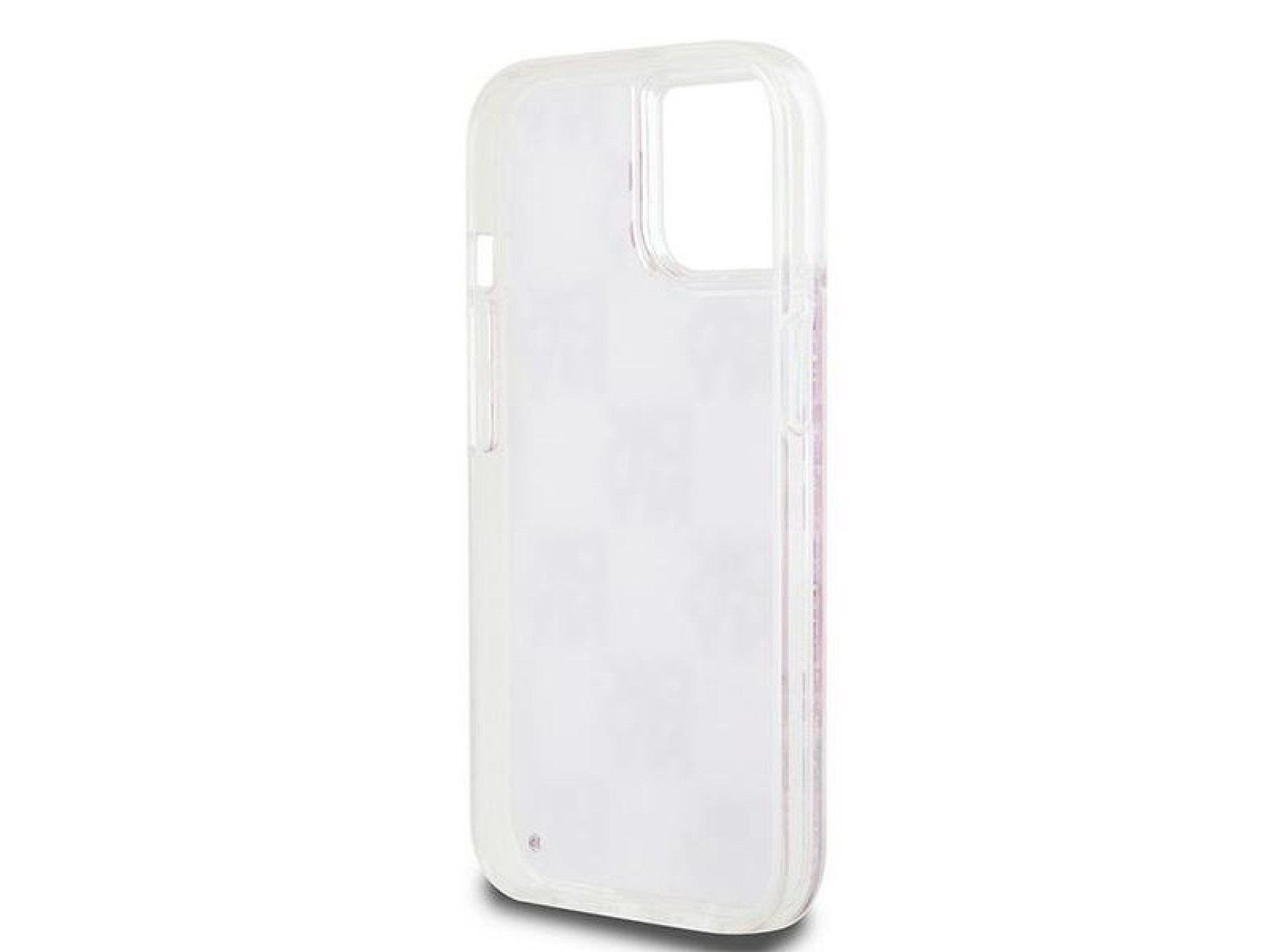 Funda DKNY Liquid Glitter Multilogo para iPhone 15 / 14 / 13 - rosa