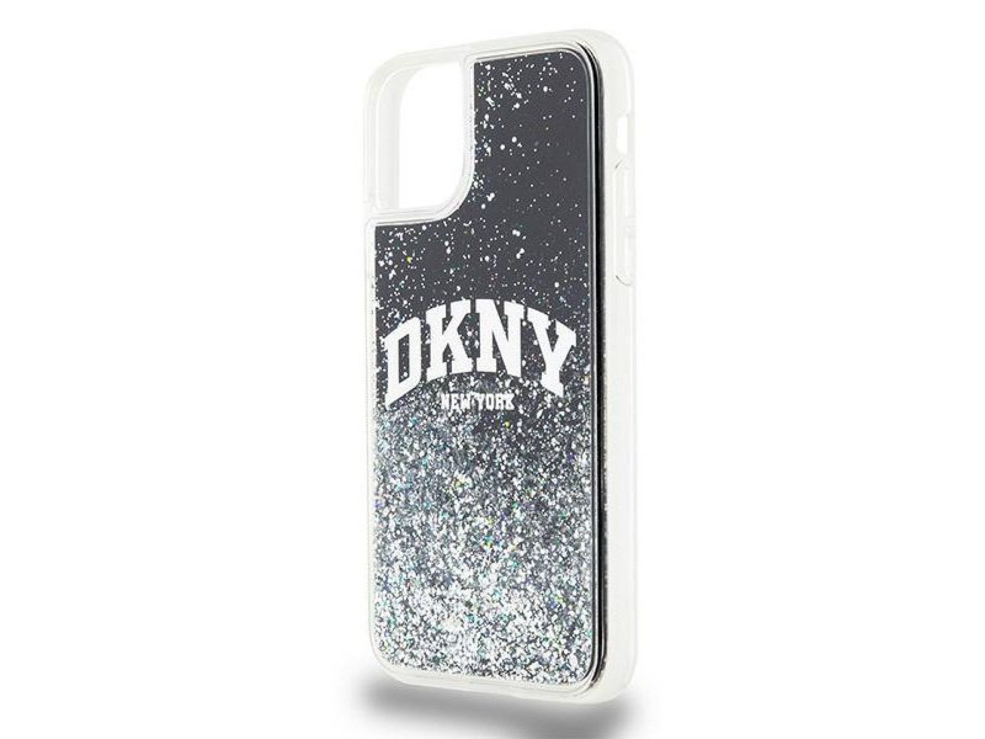 DKNY Liquid Glitter Big Logo case for iPhone 11 / Xr - black